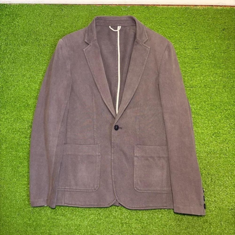Marine Layer Blazer Men 38 Knit‎ Unstructured 1 Button Jacket Cotton Stretch